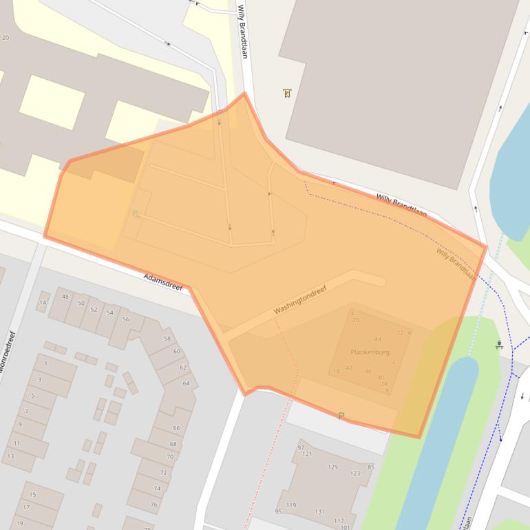 Kaart van postcodegebied 6716MP.