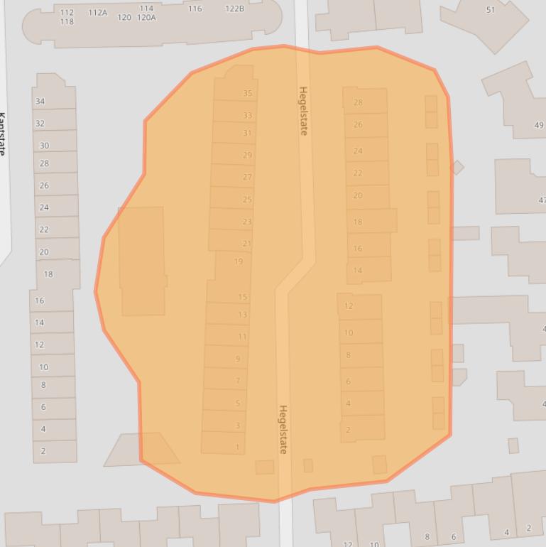 Kaart van postcodegebied 6716SL.