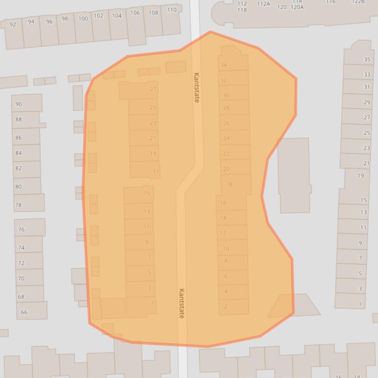 Kaart van postcodegebied 6716SM.