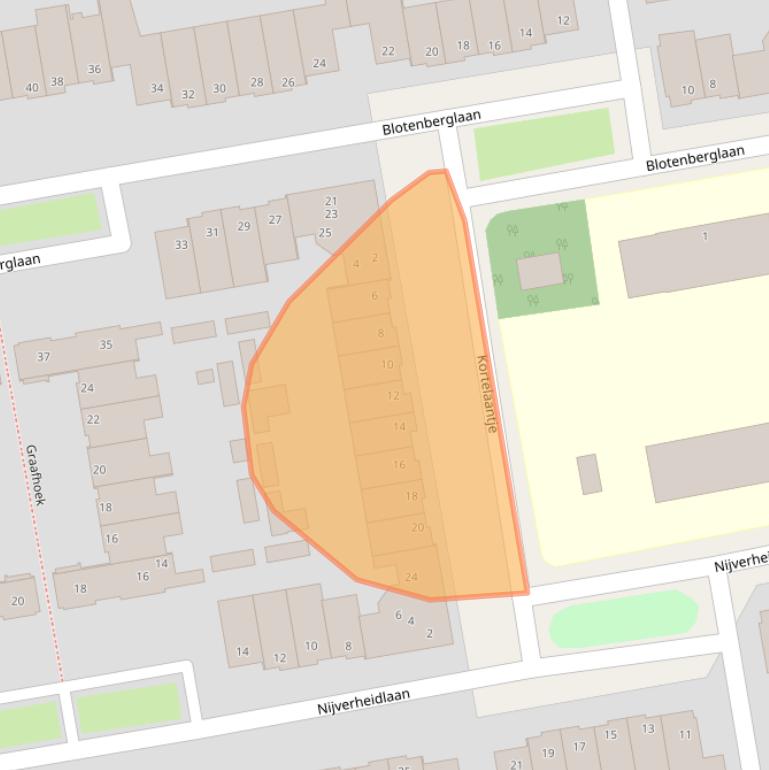 Kaart van postcodegebied 6717ER.