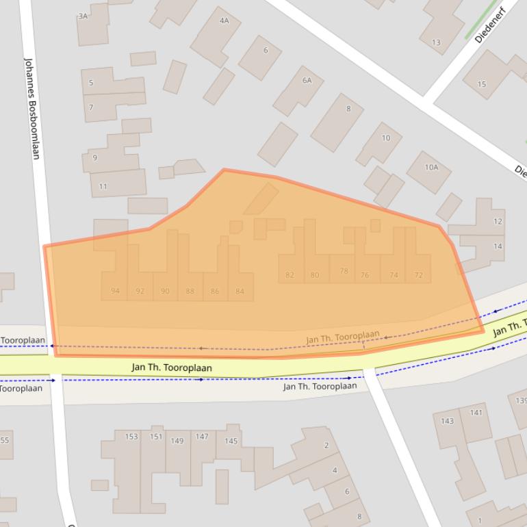 Kaart van postcodegebied 6717KM.