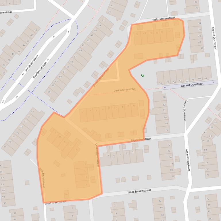 Kaart van postcodegebied 6717MR.