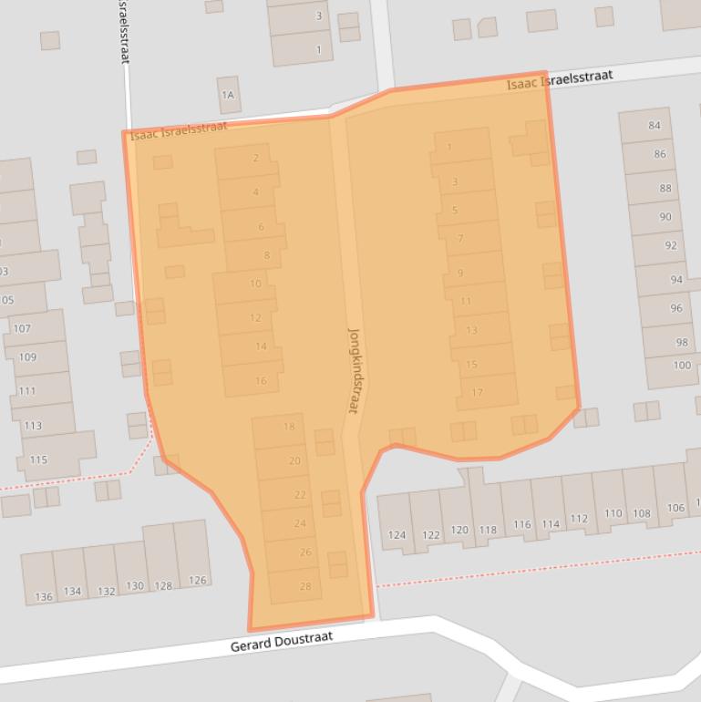 Kaart van postcodegebied 6717MS.