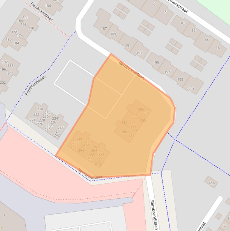 Kaart van postcodegebied 6717NV.