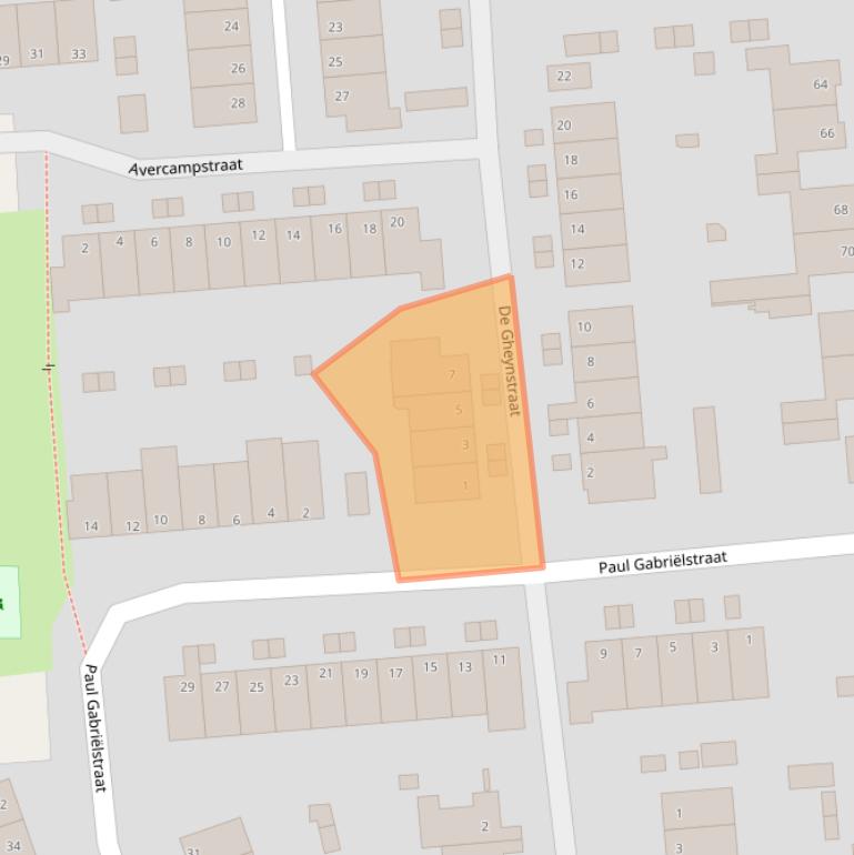 Kaart van postcodegebied 6717RE.