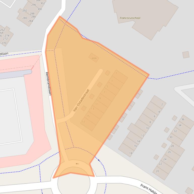 Kaart van postcodegebied 6717SN.