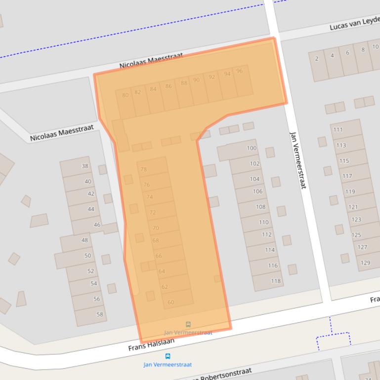 Kaart van postcodegebied 6717SW.