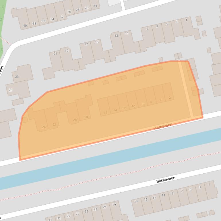 Kaart van postcodegebied 6718MW.