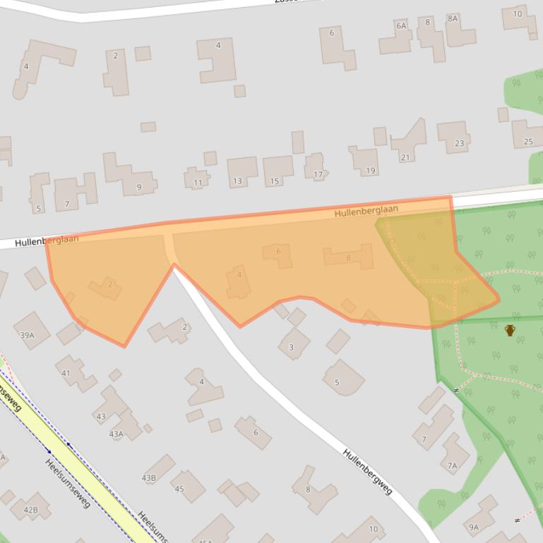 Kaart van postcodegebied 6721AM.