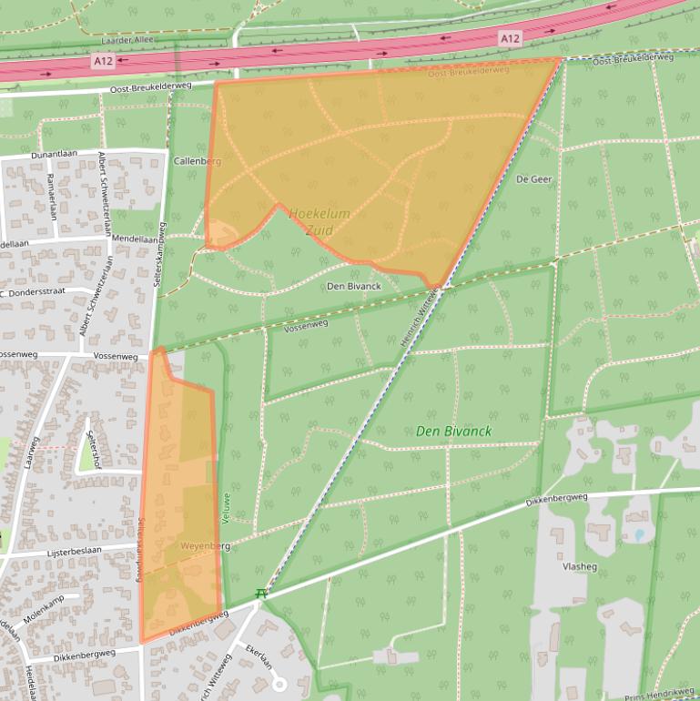 Kaart van postcodegebied 6721AV.