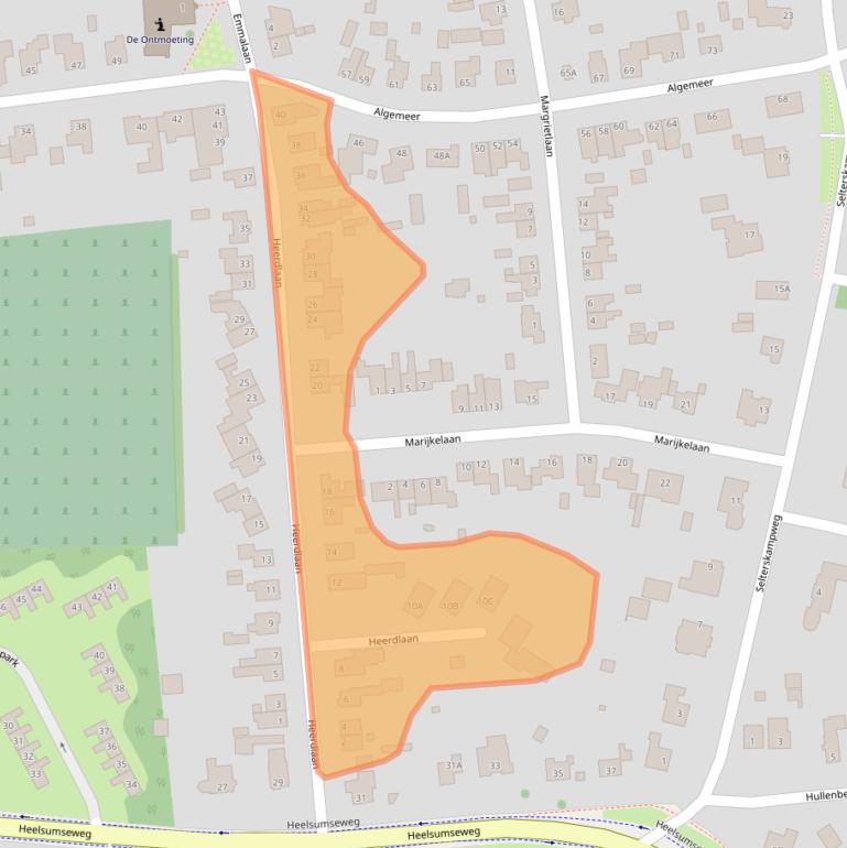 Kaart van postcodegebied 6721GM.