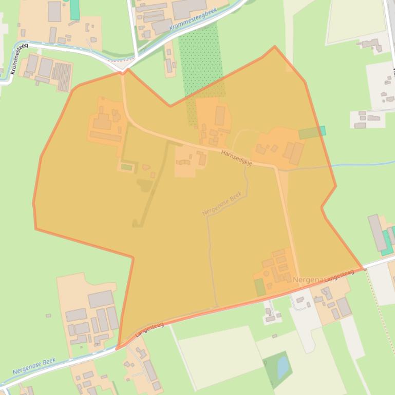 Kaart van postcodegebied 6721MX.