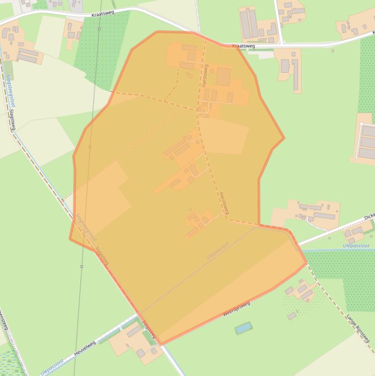 Kaart van postcodegebied 6721NM.