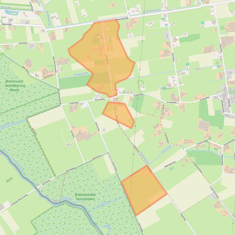 Kaart van postcodegebied 6721NR.