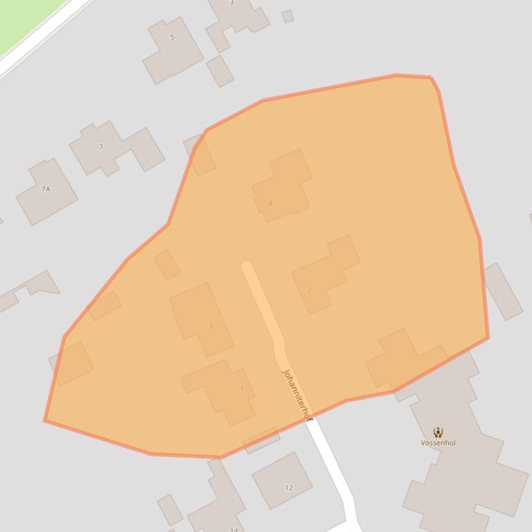 Kaart van postcodegebied 6721XM.