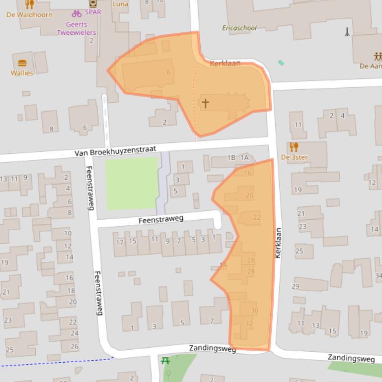 Kaart van postcodegebied 6731BB.