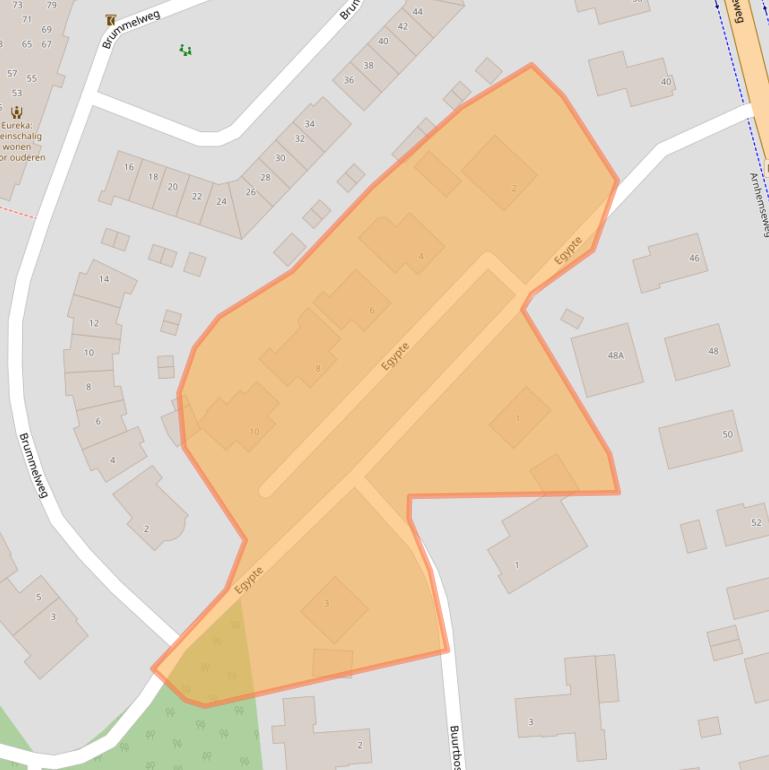 Kaart van postcodegebied 6731BM.