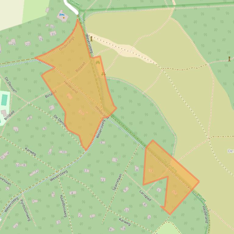 Kaart van postcodegebied 6731CA.