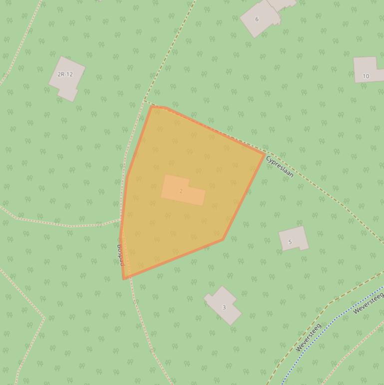 Kaart van postcodegebied 6731CC.