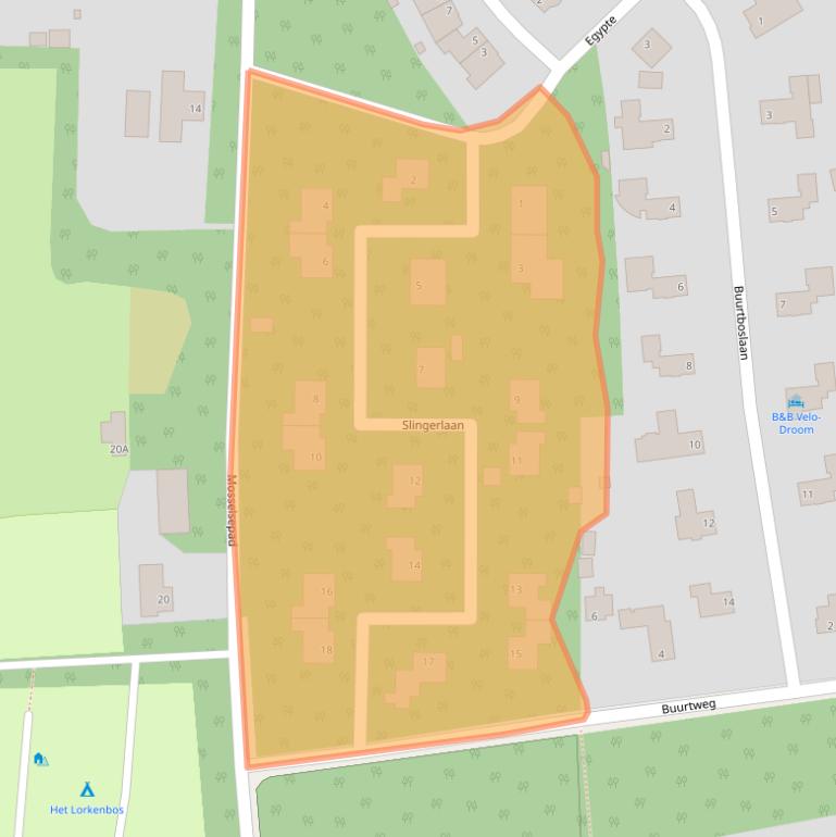 Kaart van postcodegebied 6731CL.