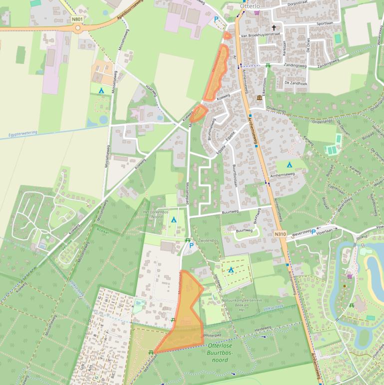 Kaart van postcodegebied 6731SL.