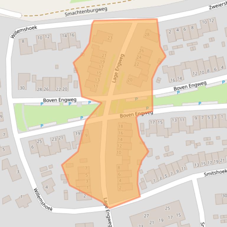 Kaart van postcodegebied 6732CH.