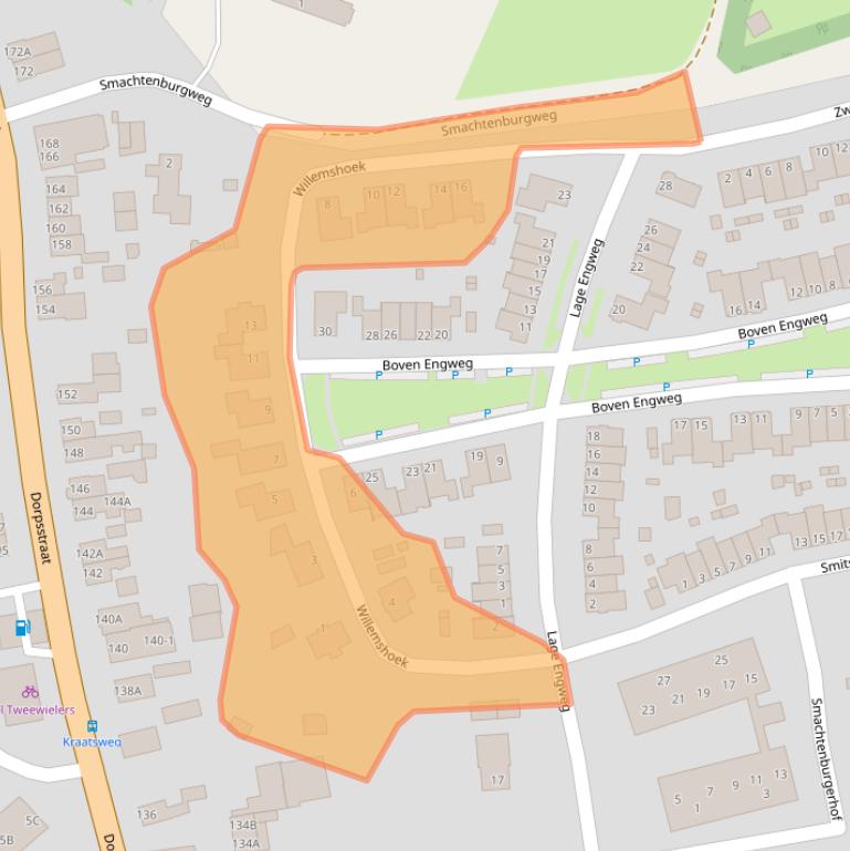 Kaart van postcodegebied 6732CJ.