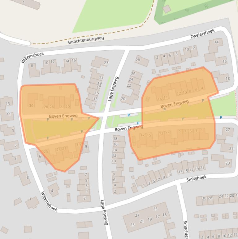Kaart van postcodegebied 6732CK.