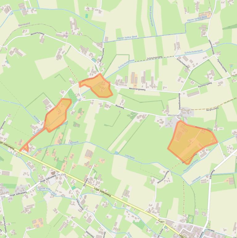 Kaart van postcodegebied 6732GH.