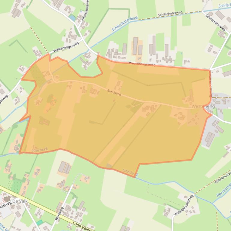 Kaart van postcodegebied 6732GL.