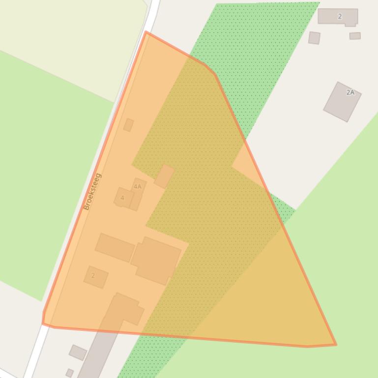 Kaart van postcodegebied 6732GS.