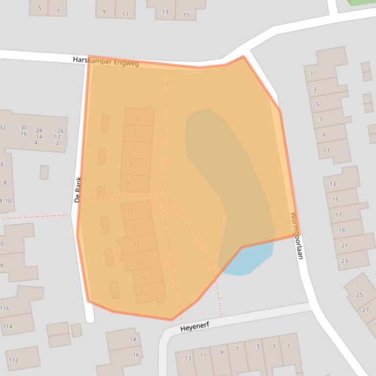 Kaart van postcodegebied 6732HA.