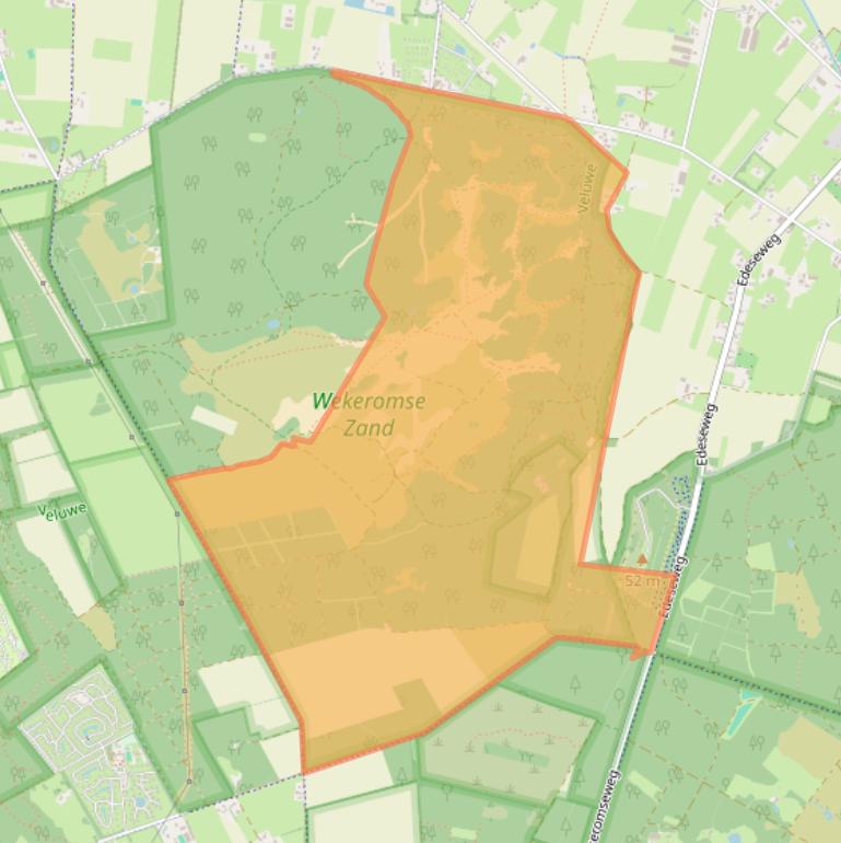 Kaart van postcodegebied 6733BH.