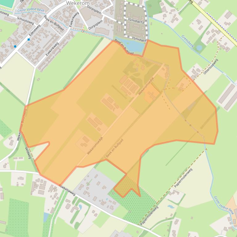 Kaart van postcodegebied 6733BL.