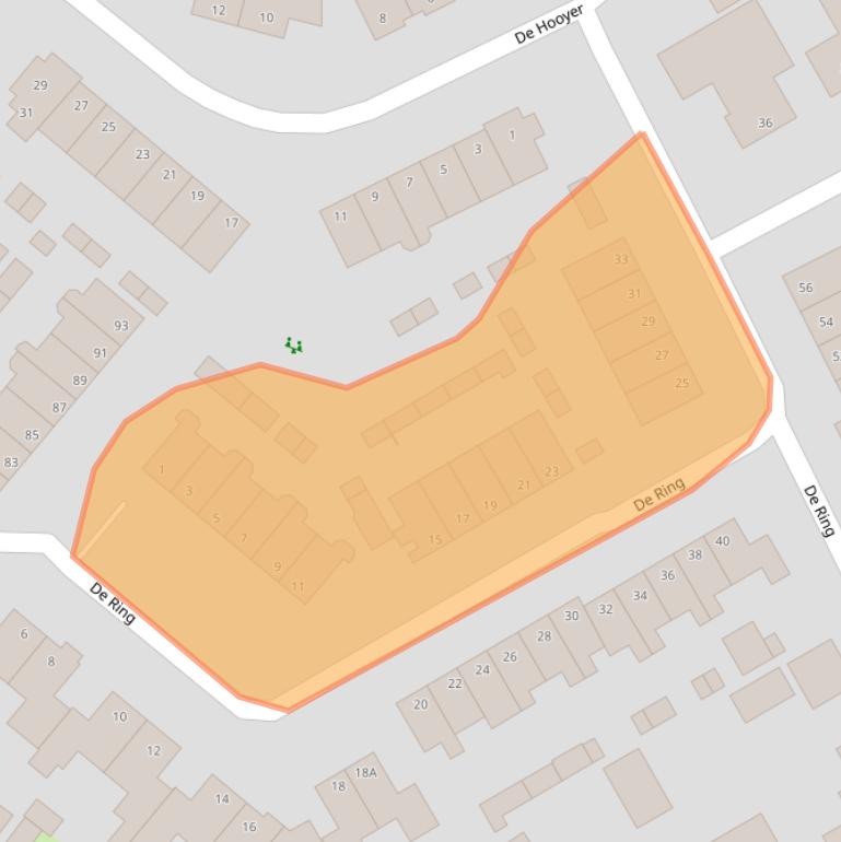 Kaart van postcodegebied 6733ED.