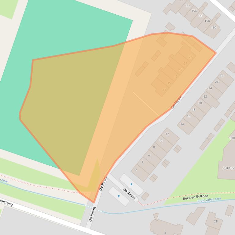 Kaart van postcodegebied 6733EK.