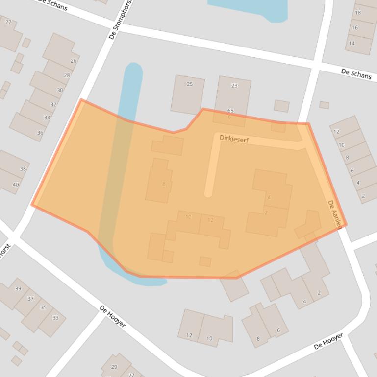 Kaart van postcodegebied 6733EZ.