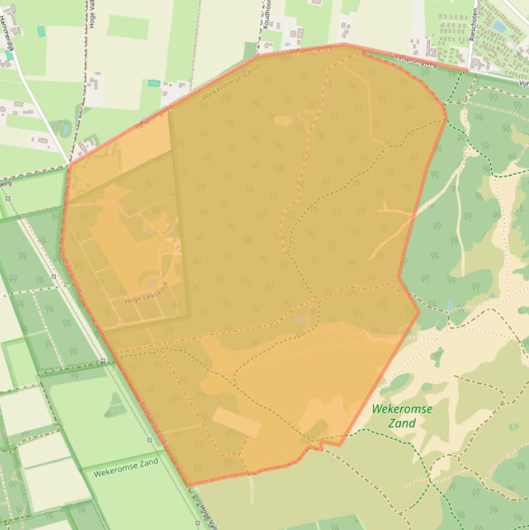 Kaart van postcodegebied 6733JL.