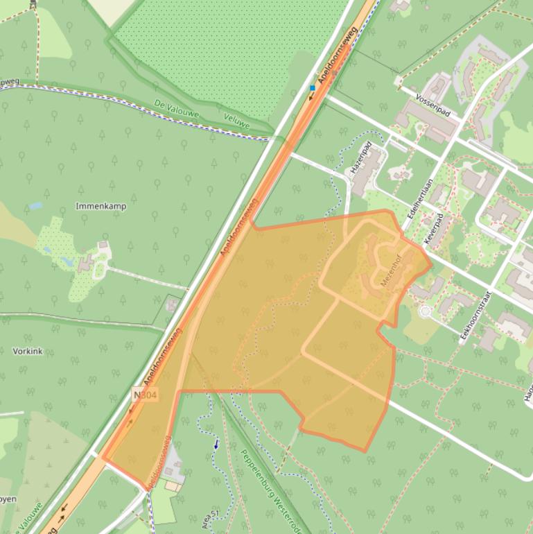 Kaart van postcodegebied 6733SG.