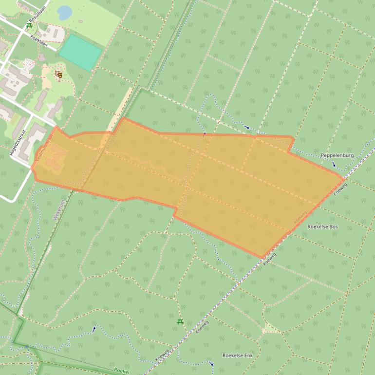 Kaart van postcodegebied 6733SK.