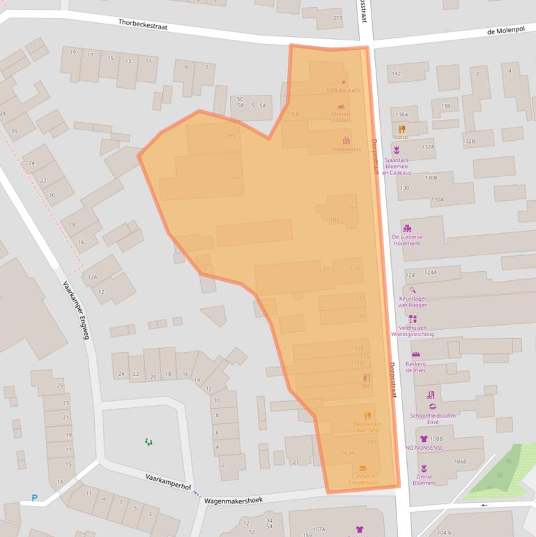 Kaart van postcodegebied 6741AG.