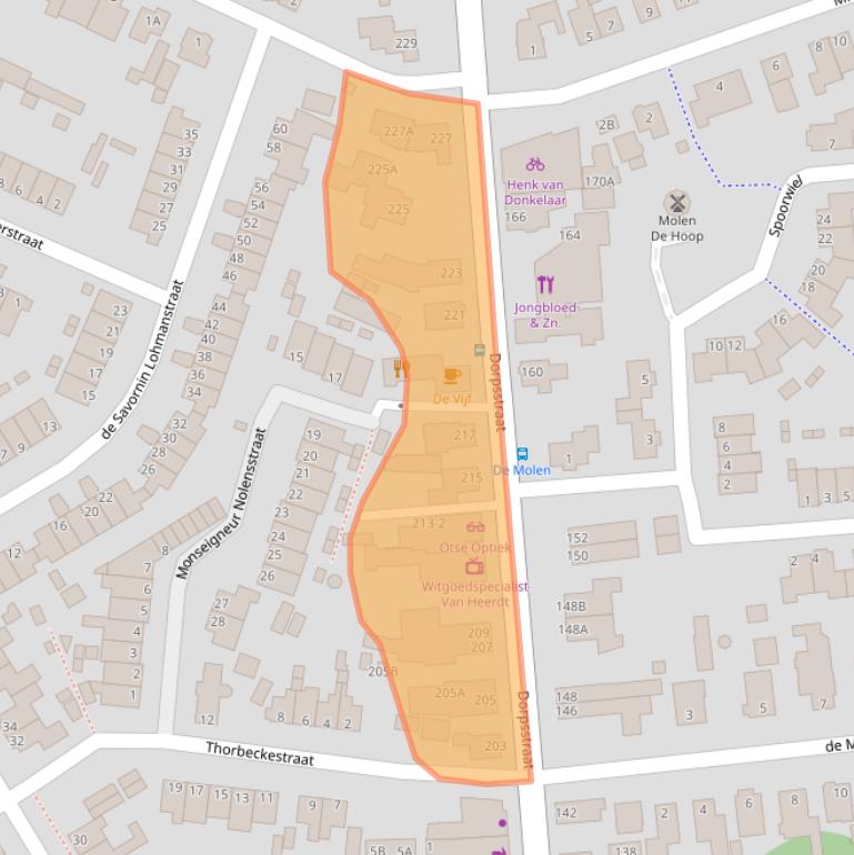 Kaart van postcodegebied 6741AH.