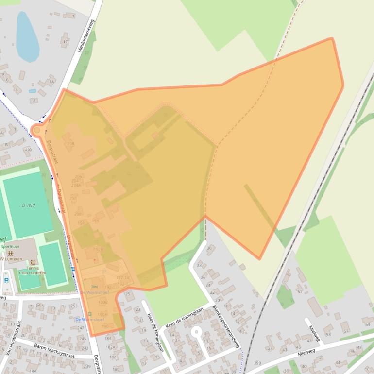 Kaart van postcodegebied 6741AS.