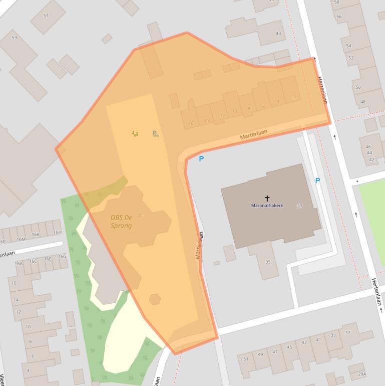 Kaart van postcodegebied 6741BD.