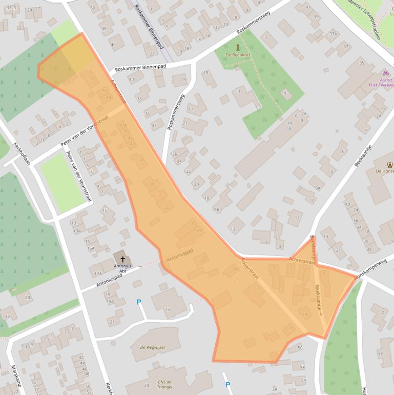 Kaart van postcodegebied 6741BR.