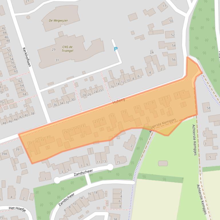 Kaart van postcodegebied 6741CD.