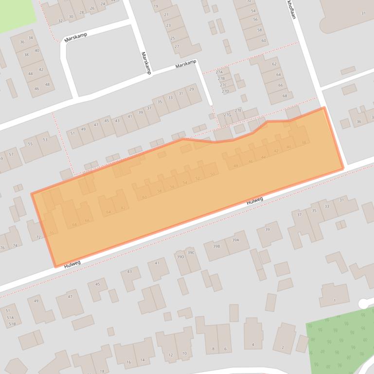 Kaart van postcodegebied 6741CH.