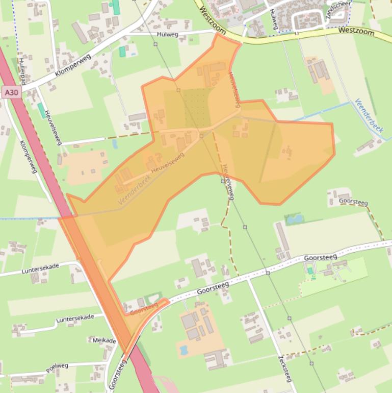 Kaart van postcodegebied 6741CK.