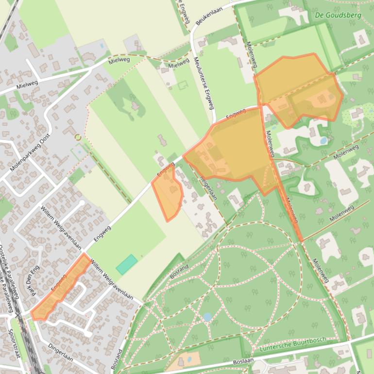 Kaart van postcodegebied 6741CZ.