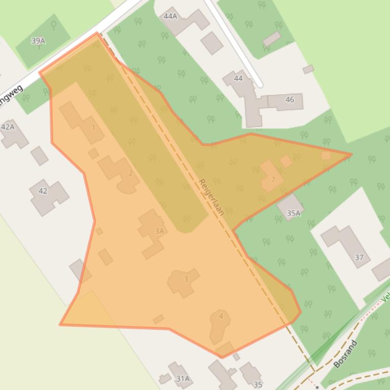 Kaart van postcodegebied 6741DC.